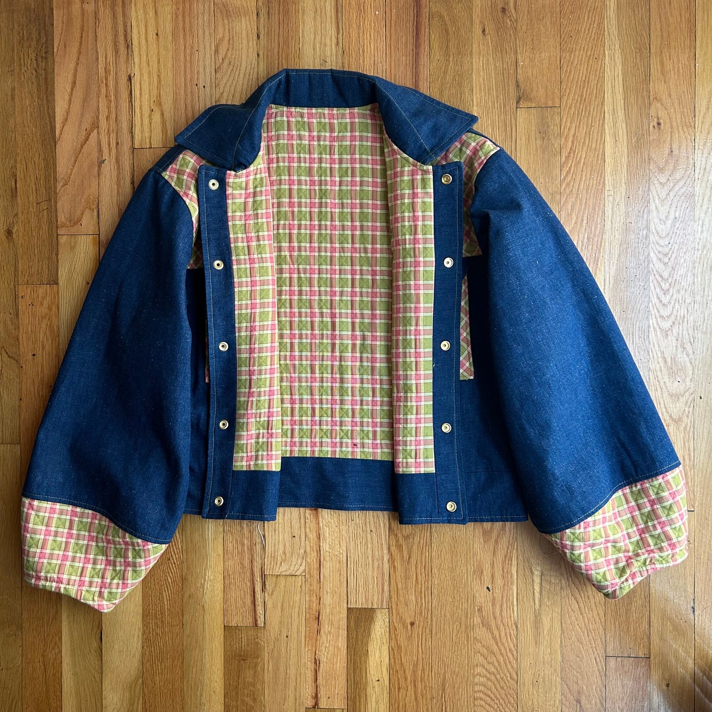 Jacket Denim Mangas Globo